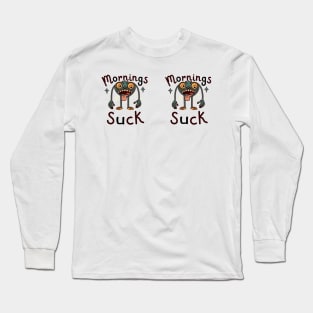 Morning suck Long Sleeve T-Shirt